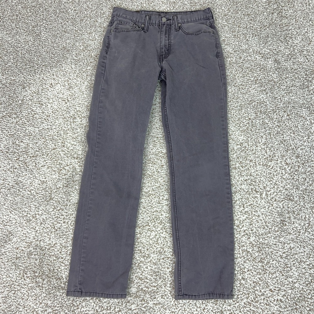 Levis 514 Jeans Mens 30x32 Gray Straight Leg Denim Casual Basic Everyday Canvas